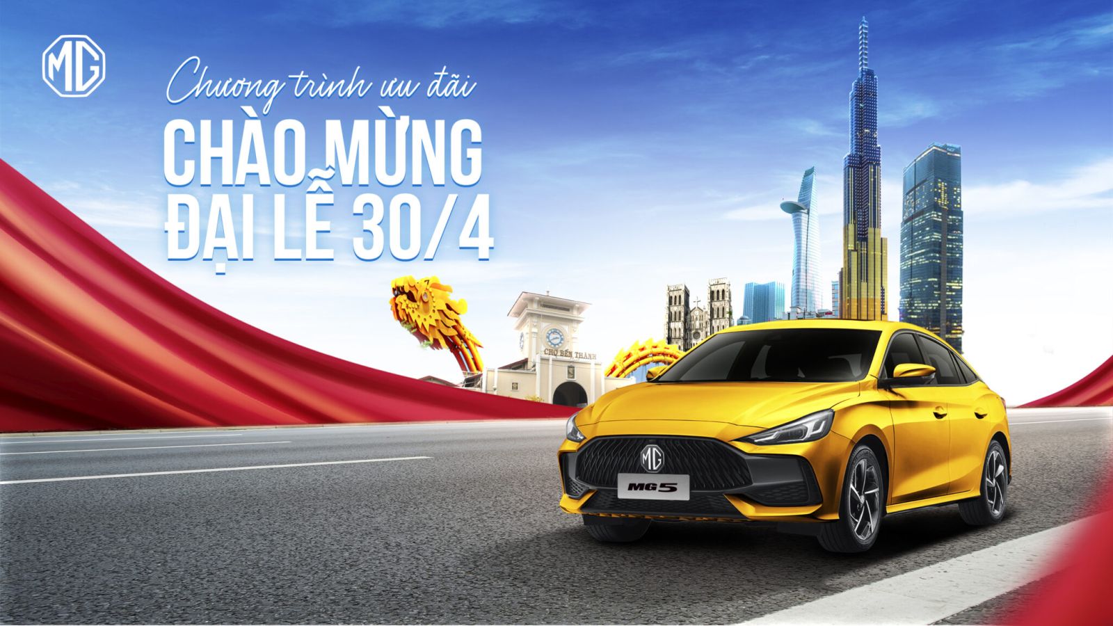 Chương trình ưu đãi tháng 4 với nhiều ưu đãi hấp dẫn diễn ra tại đại lý MG Việt Nam đến hết ngày 30/04/2025