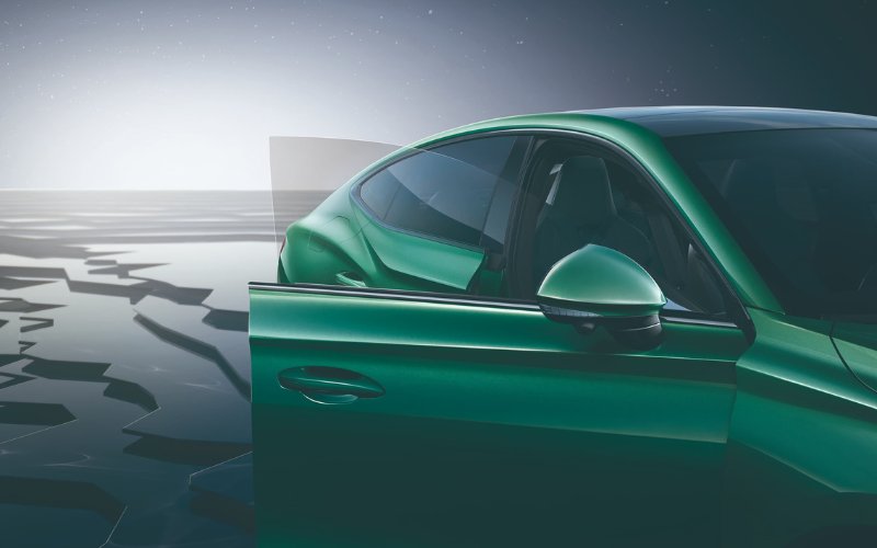 Cửa kính không viền MG7